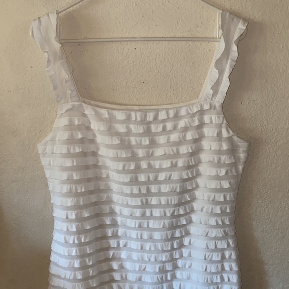 Donna Morgan sleeveless ruffled dress - Picture 2 of 9